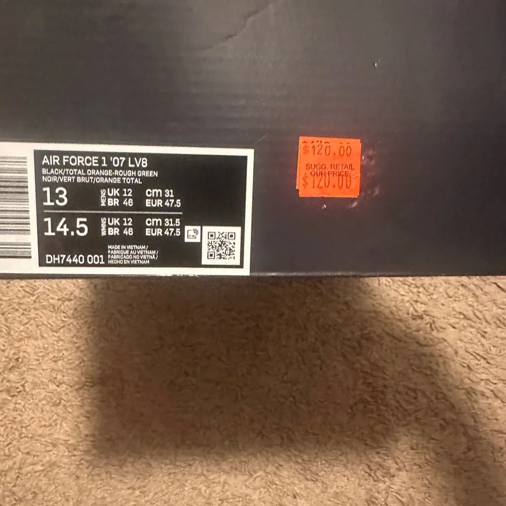 Nike Air Force 1. 97 LVB size 13 perfect for Halloween - Picture 8 of 8